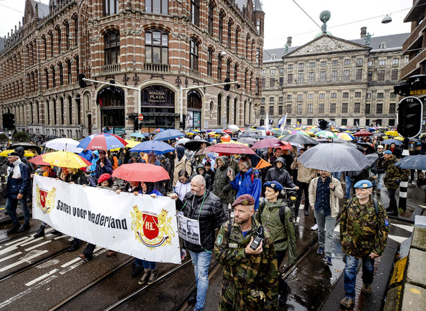 Protest w Amsterdamie