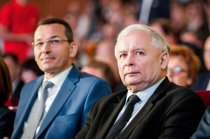 Jarosław Kaczyński i Mateusz Morawiecki