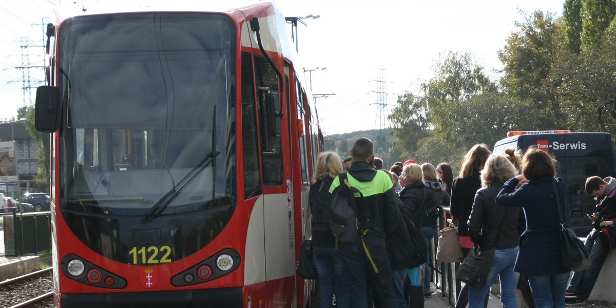 Ścisk w tramwajach