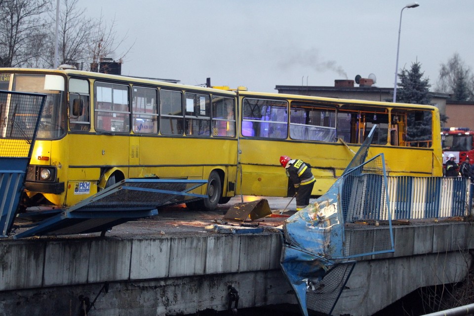 Zderzenie dwóch autobusów