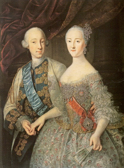 Cesarz Piotr III i Katarzyna II