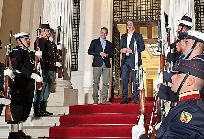 Aleksandar Vučić Kirijakos Micotakis