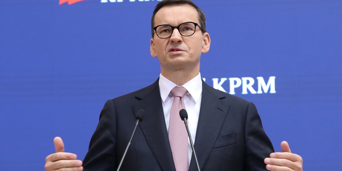 Premier Mateusz Morawiecki