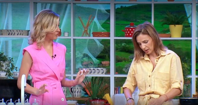 Marina Tadić u emisiji " Domaćica"