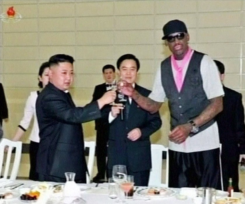 Denis Rodman i Kim Dzong Un