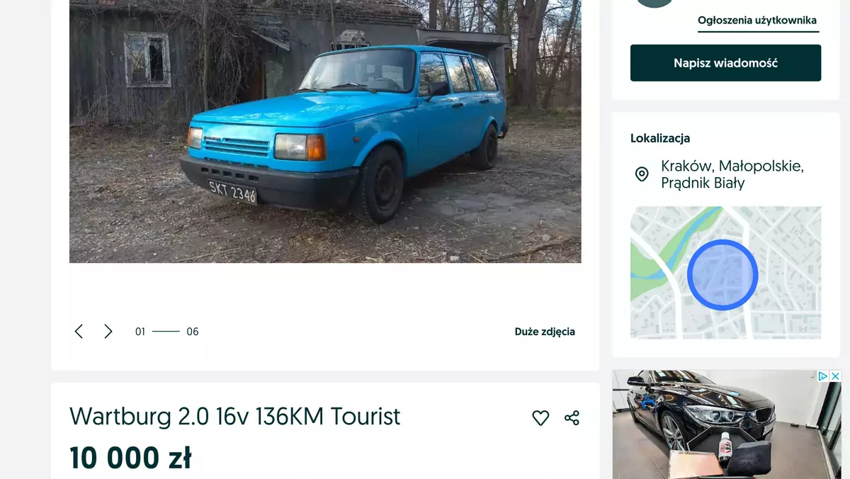 Wartburg Tourist z silnikiem Hondy