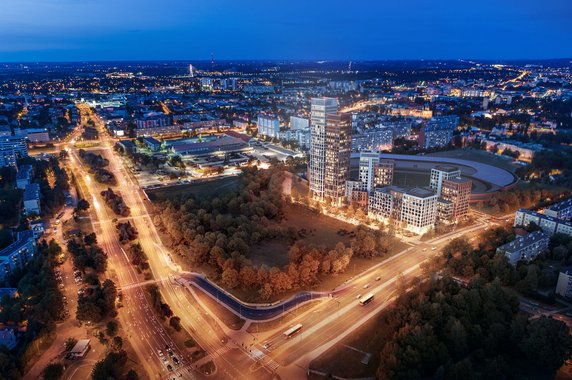 100-metrowy apartamentowiec w Rzeszowie. Powstanie przy stadionie klubu Resovia