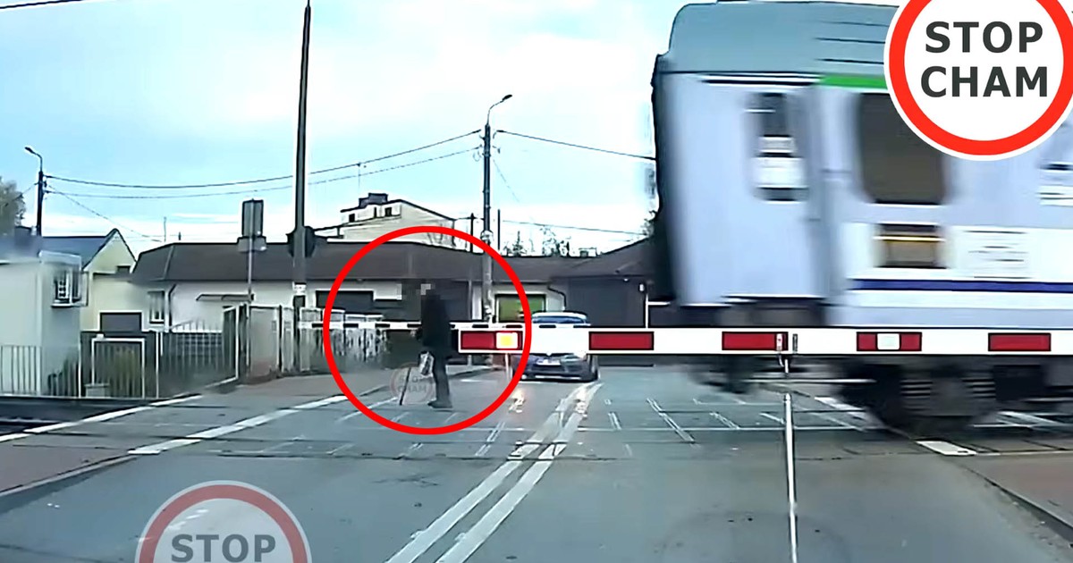 Jeden krok od śmierci. Internauci komentują zachowanie staruszka. "Oszukał przeznaczenie"