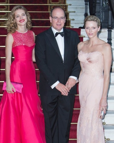 Para książęca Monako i Natalia Vodianova