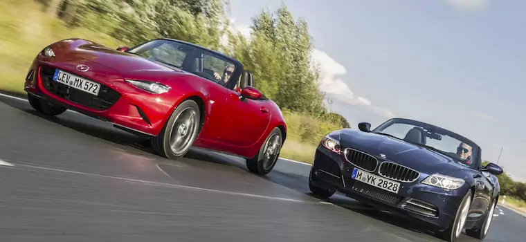 Mazda MX-5 kontra BMW Z4 - równanie w górę