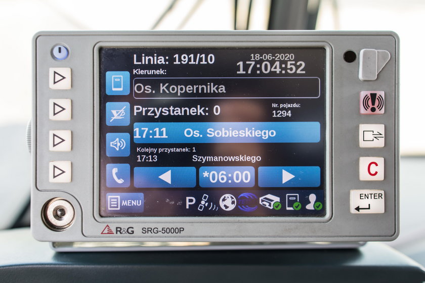 Monitoring on-line w pojazdach MPK