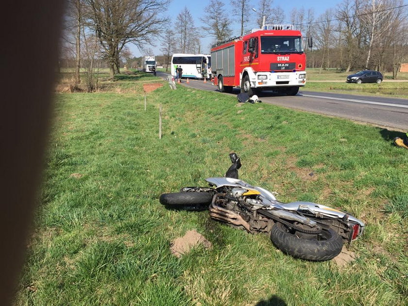 Tragiczny wypadek. Zginął młody motocyklista