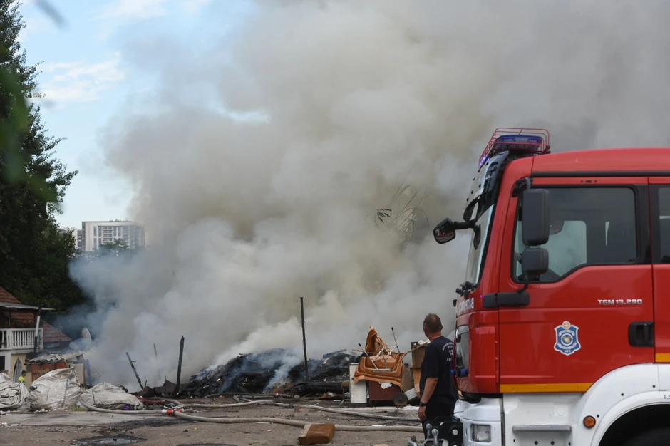 Požar kod Starog sajmišta