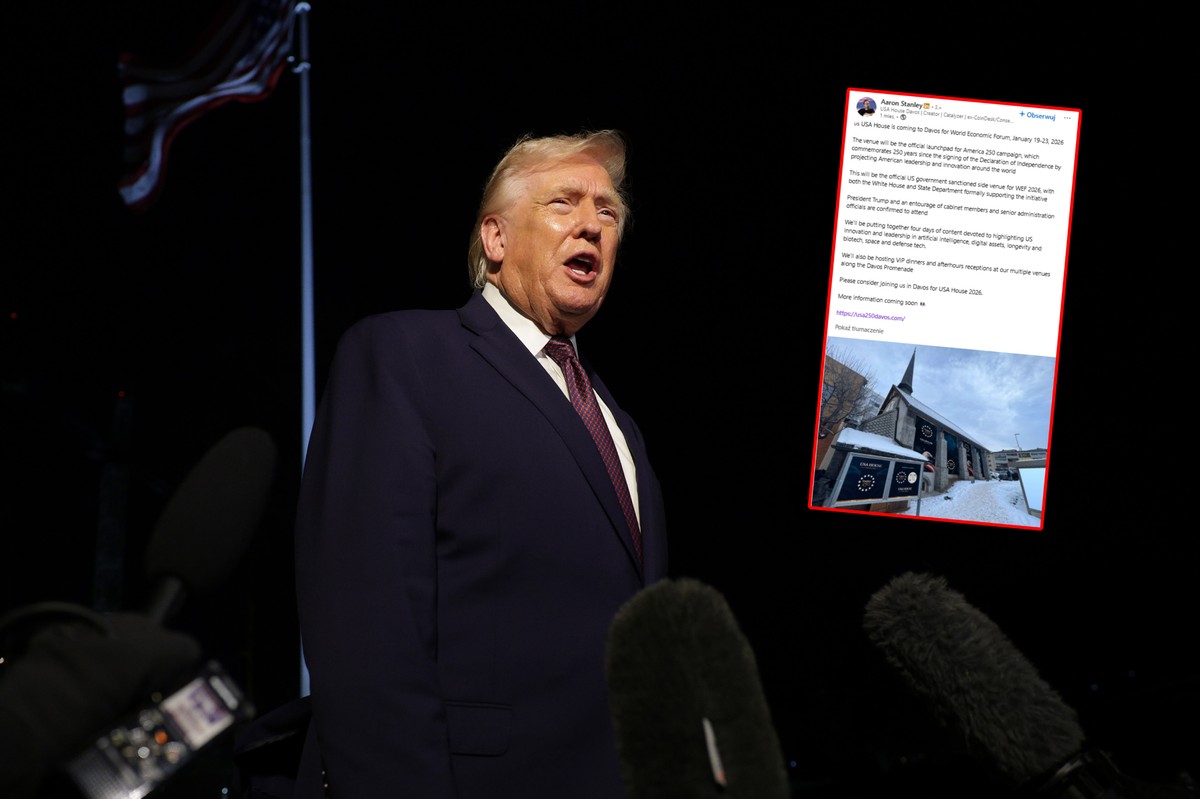 Tak kupuje się przychylność Donalda Trumpa? Znane firmy zasponsorują transformację kościoła w USA House w Davos