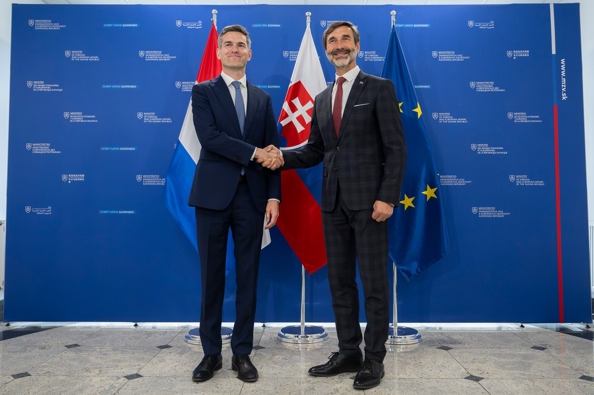Minister Juraj Blanár a minister Tom Berendsen.