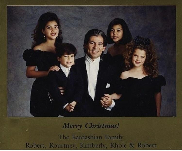 Robert Kardashian z córkami