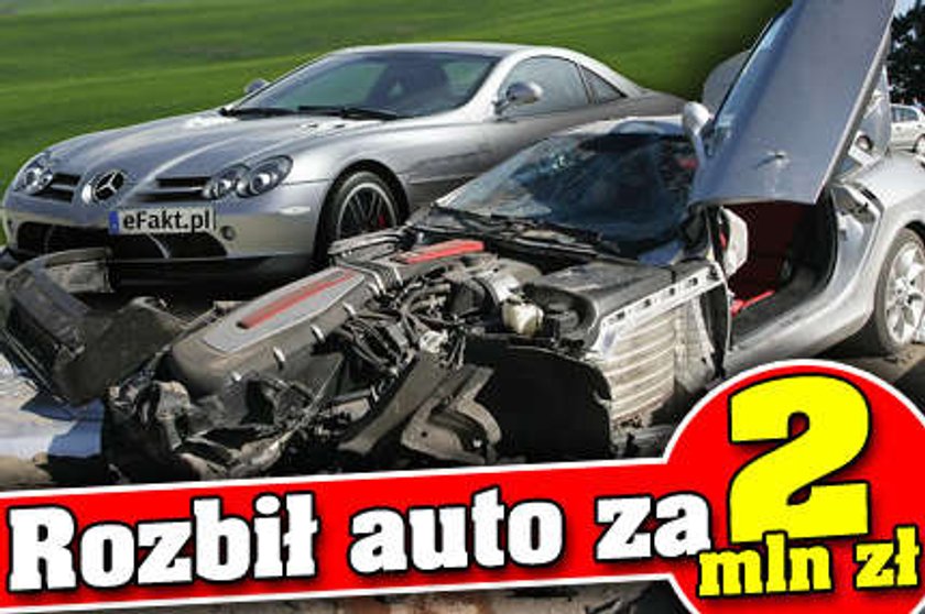 Rozbił auto za 2 miliony