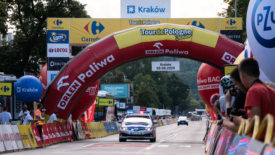 Meta wyścigu Tour de Pologne, Kraków, 2020 r.