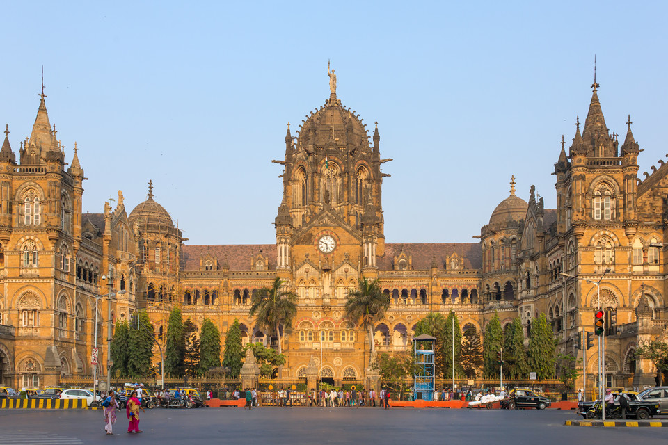 Chhatrapati Shivaji Maharaj Terminus w Bombaju, Indie