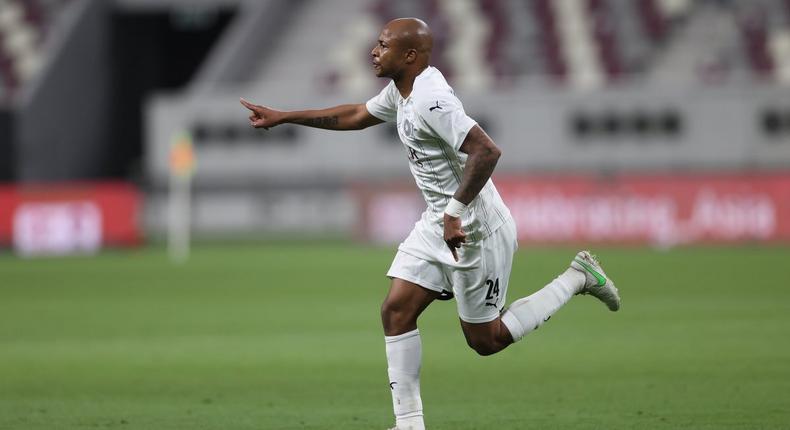 Video: Andre Ayew scores third successive goal as Al Sadd win 7-2 in Qatari topflight