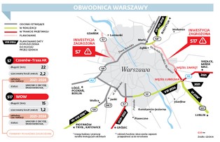 Blokowanie tras wokół stolicy. Inwestycje na długie lata