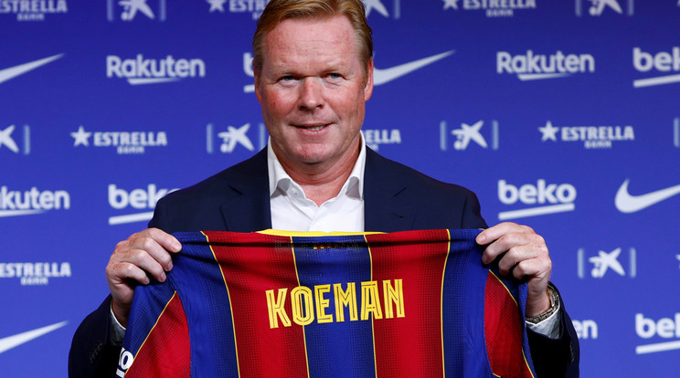 Ronald Koeman játékosként is zseni volt a Barcelonában. / Fotó: MTI/EPA/EFE/Alejandro Garcia