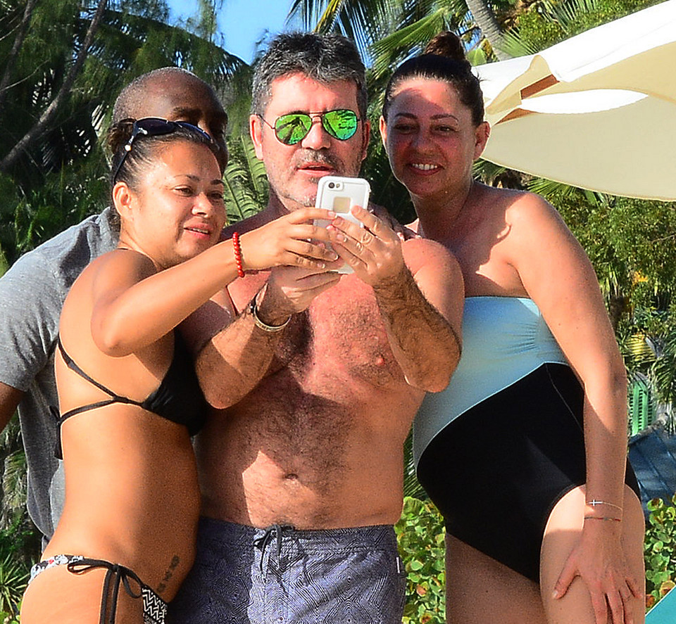 Simon Cowell z dziewczyną na Barbadosie