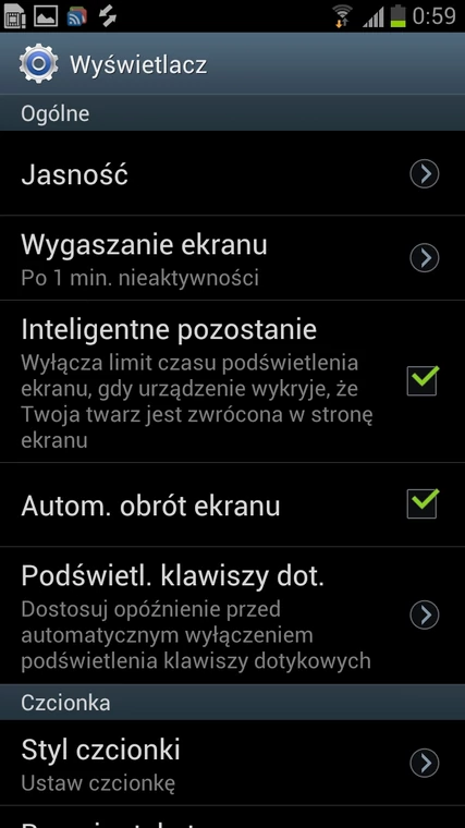 Samsung Galaxy S3 Smart Stay