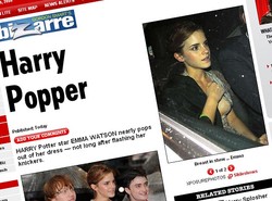 Koleżanka Harry'ego Pottera pokazała pierś