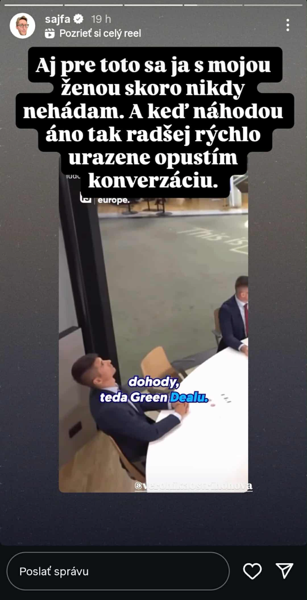 Výmena názorov Kaliňáka a Cifrovej Ostrihoňovej pobavila Sajfu.