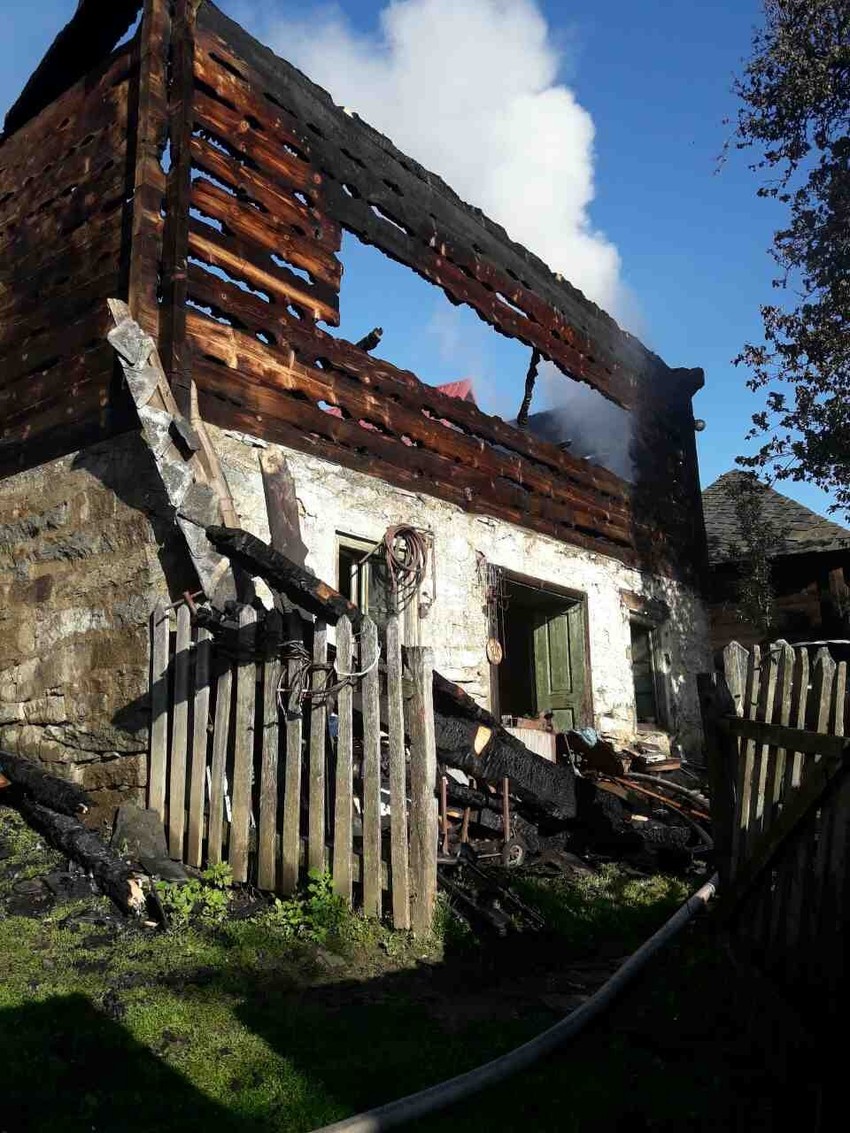 Jedan od primera kako grom može da uništi kuću