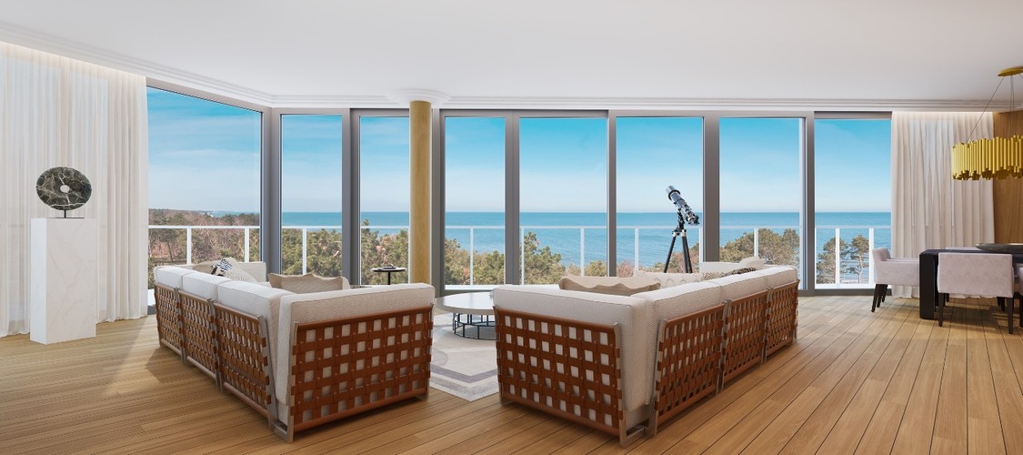 Apartamentowiec Dune - Projekt Maciej Zień oraz Dorota Kuć i Karina Snuszka z pracowni architektonicznej Mood Works.