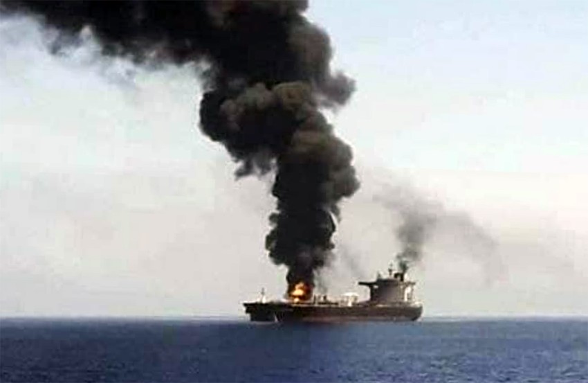 Izraelski teretni brod Indijski okean napad