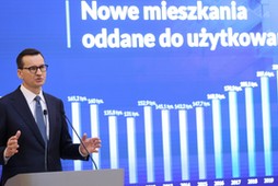 Premier Mateusz Morawiecki prezentuje założenia nowego programu wsparcia mieszkalnictwa