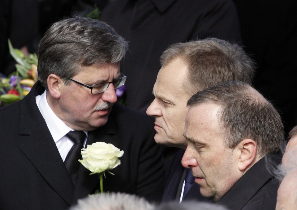 B. Komorowski, D. Tusk i G. Schetyna, Fot. Jerzy Undro