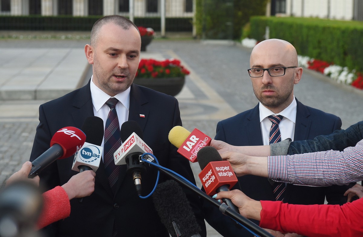 Paweł Mucha i Krzysztof Łapiński