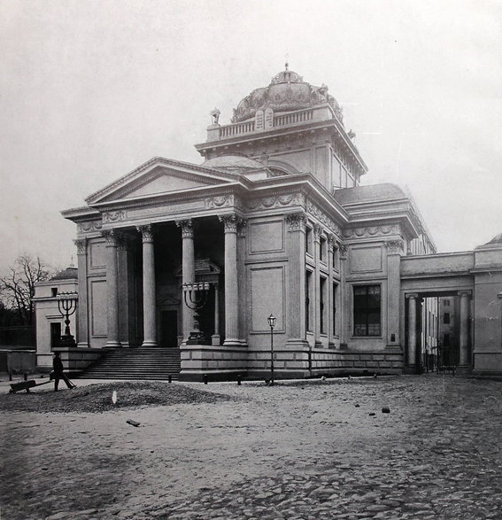 Wielka Synagoga w Warszawie ok. 1915 roku.