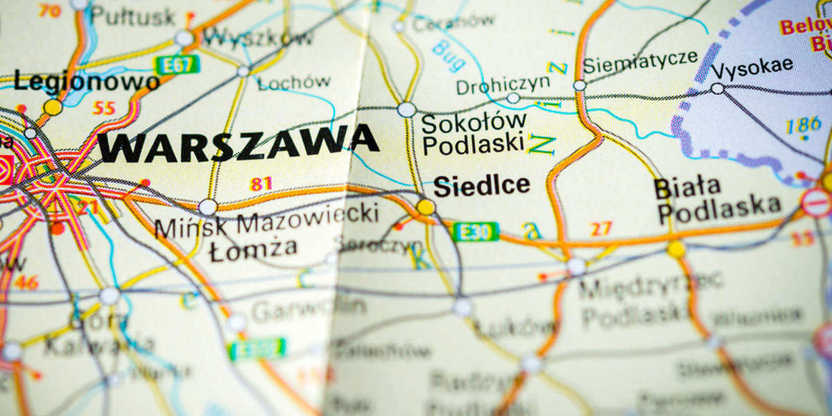 Przyszły odcinek A2 Siedlce - Biała Podlaska będzie mieć długość ok. 63,5 km