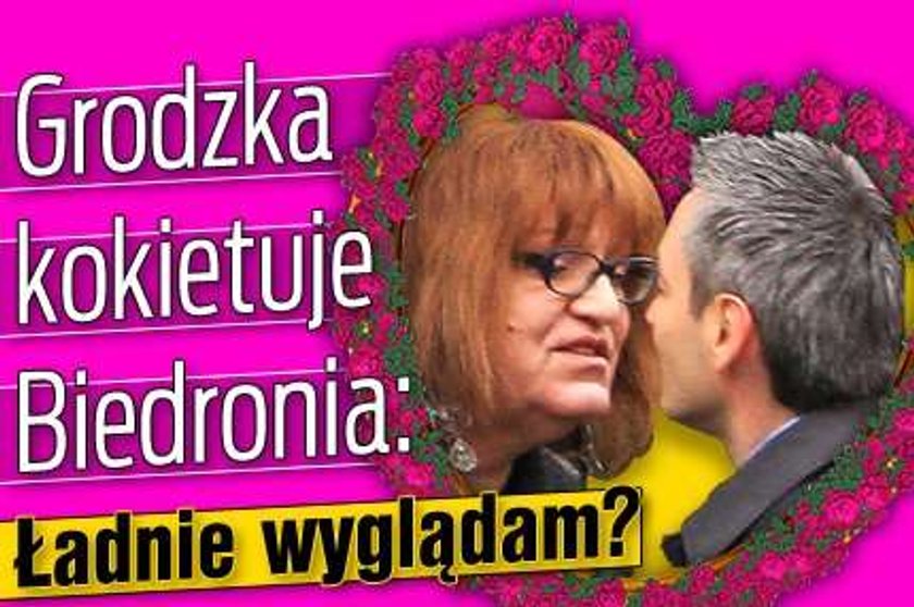 Grodzka kokietuje Biedronia: Ładnie wyglądam?