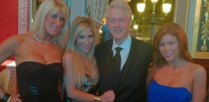 Clinton zabalował z gwiazdami porno