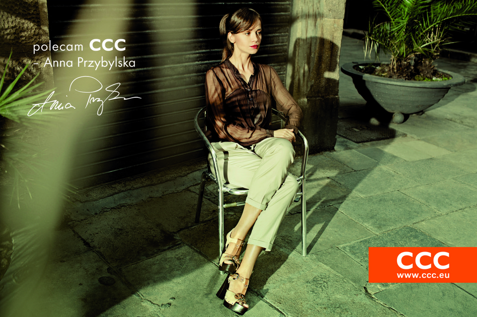 Anna Przybylska w reklamie CCC