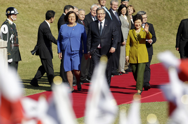 Prezydent zachwala Polskę w Korei. "Tygrys w biało-czerwone paski"