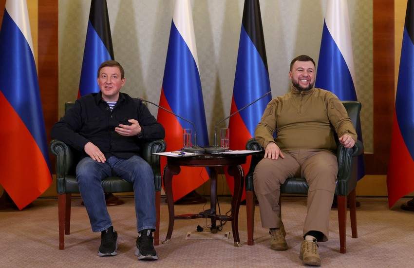 Andrej Turčak i Denis Pušilin