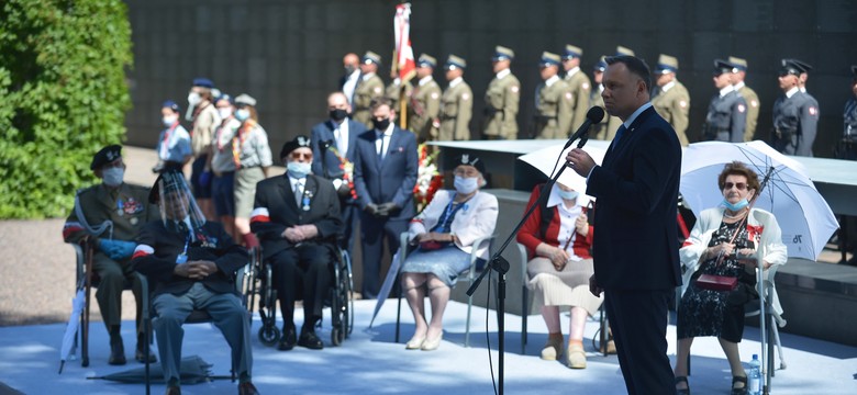 Obchody 76. rocznicy Powstania Warszawskiego. Prezydent: Powstańcy to bohaterowie także i naszych czasów