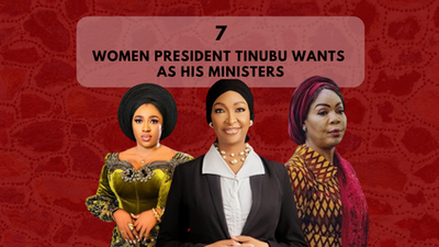 Among the notable aspects of the ministerial list are the inclusion of seven women who have caught the President's attention