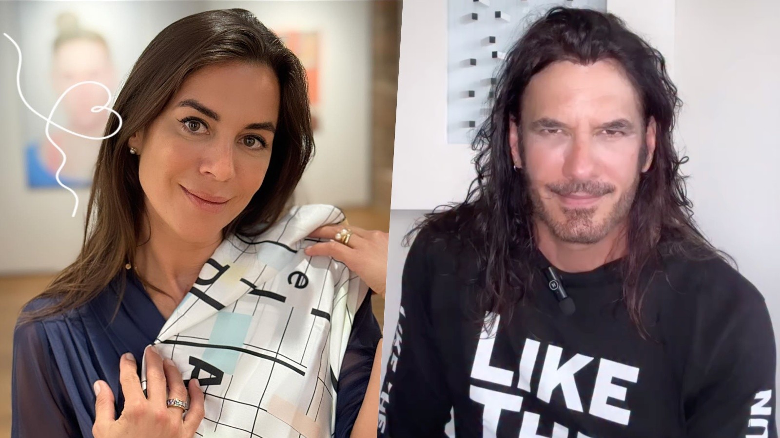 Herečka Lucia Hurajová a herec Mario Cimarro.