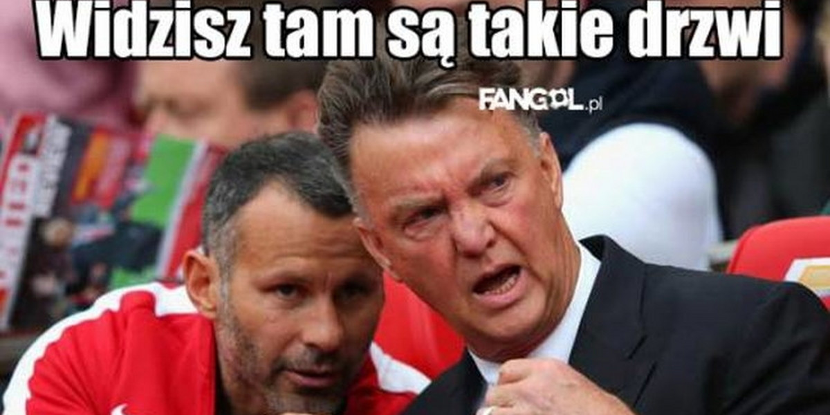 Memy po blamażu Manchesteru United. Fani chcą głowy van Gaala! GALERIA