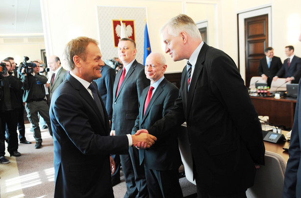 Jarosław Gowin i Donald Tusk