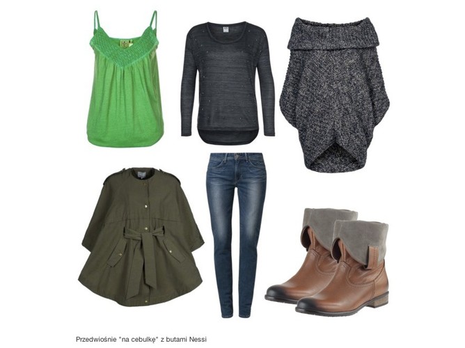 Modne stylizacje 'na cebulkę' - wiosna 2014