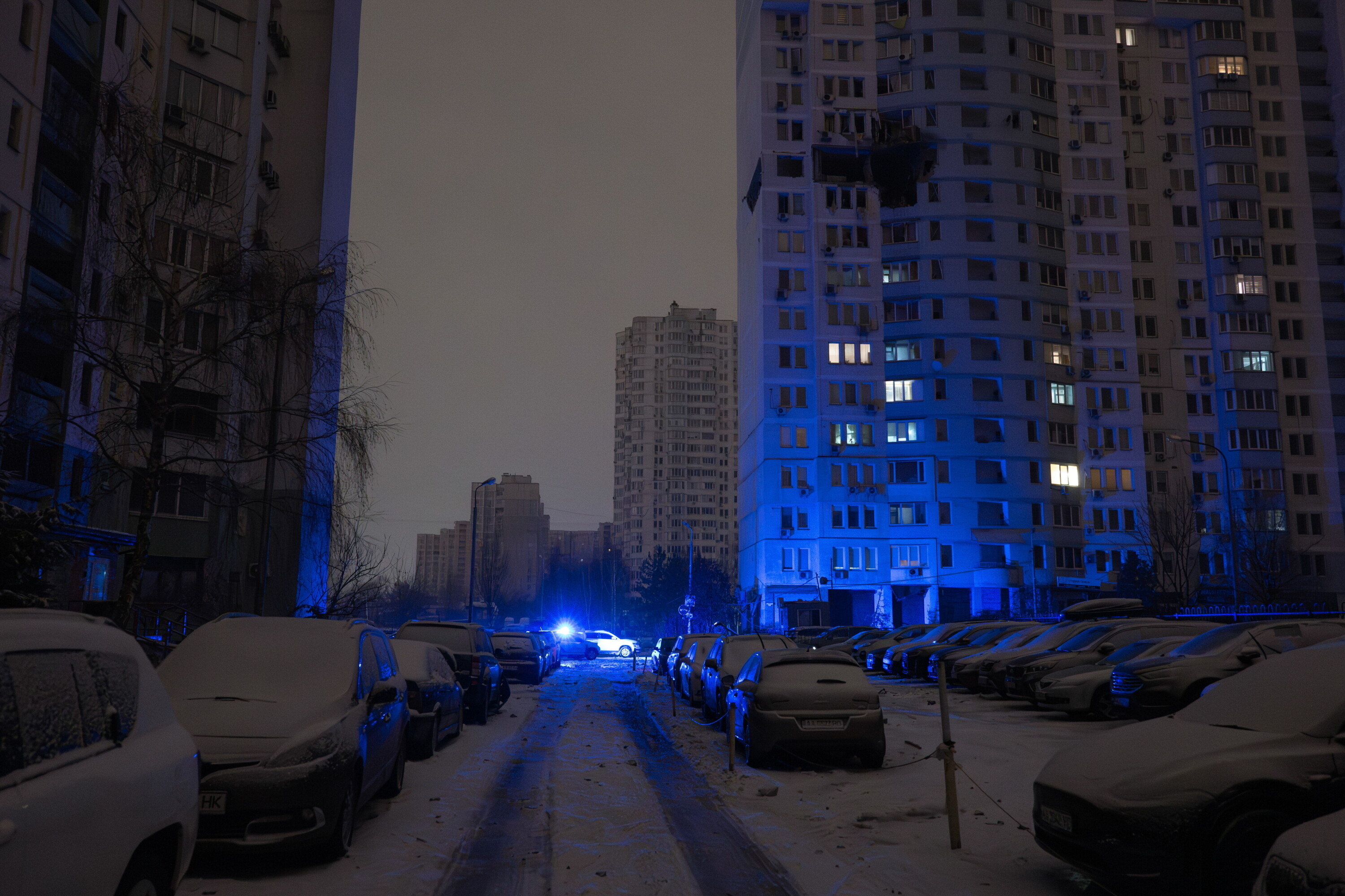 Nocny atak na Kijów: 4 zabitych, pół miliona bez ogrzewania - grozi mróz do -18°C